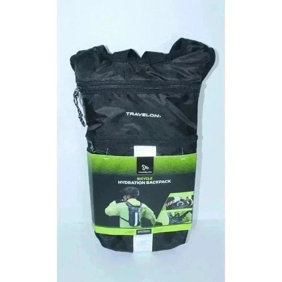 Travelon Bicycle Hydration Backpack 2 L. Bladder hydration tube, reflection NWT - Picture 1 of 11